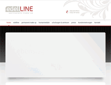 Tablet Screenshot of edelline.com